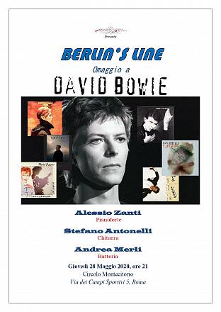 Berlin’s line; omaggio david bowie a roma, nuova data il 28 maggio 2020